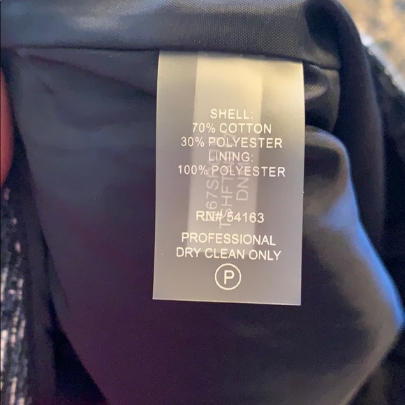 Tommy Hilfiger navy tweed skirt 8 - Picture 4 of 4